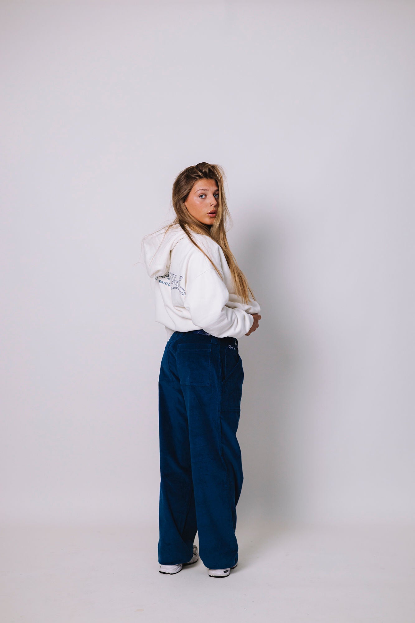 00's CORDUROY BLUE PANTS