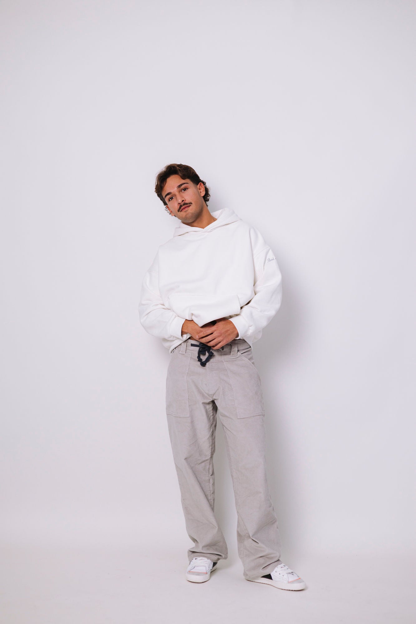 00's CORDUROY GREY PANTS