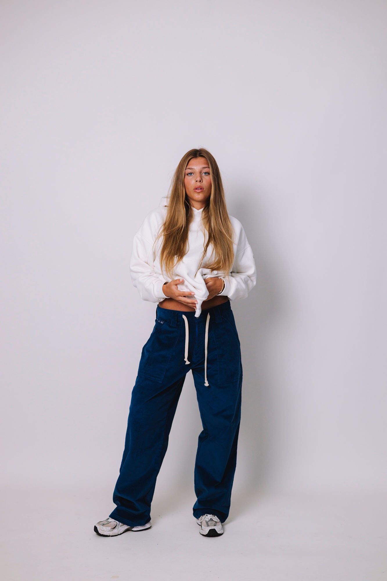 00's CORDUROY BLUE PANTS