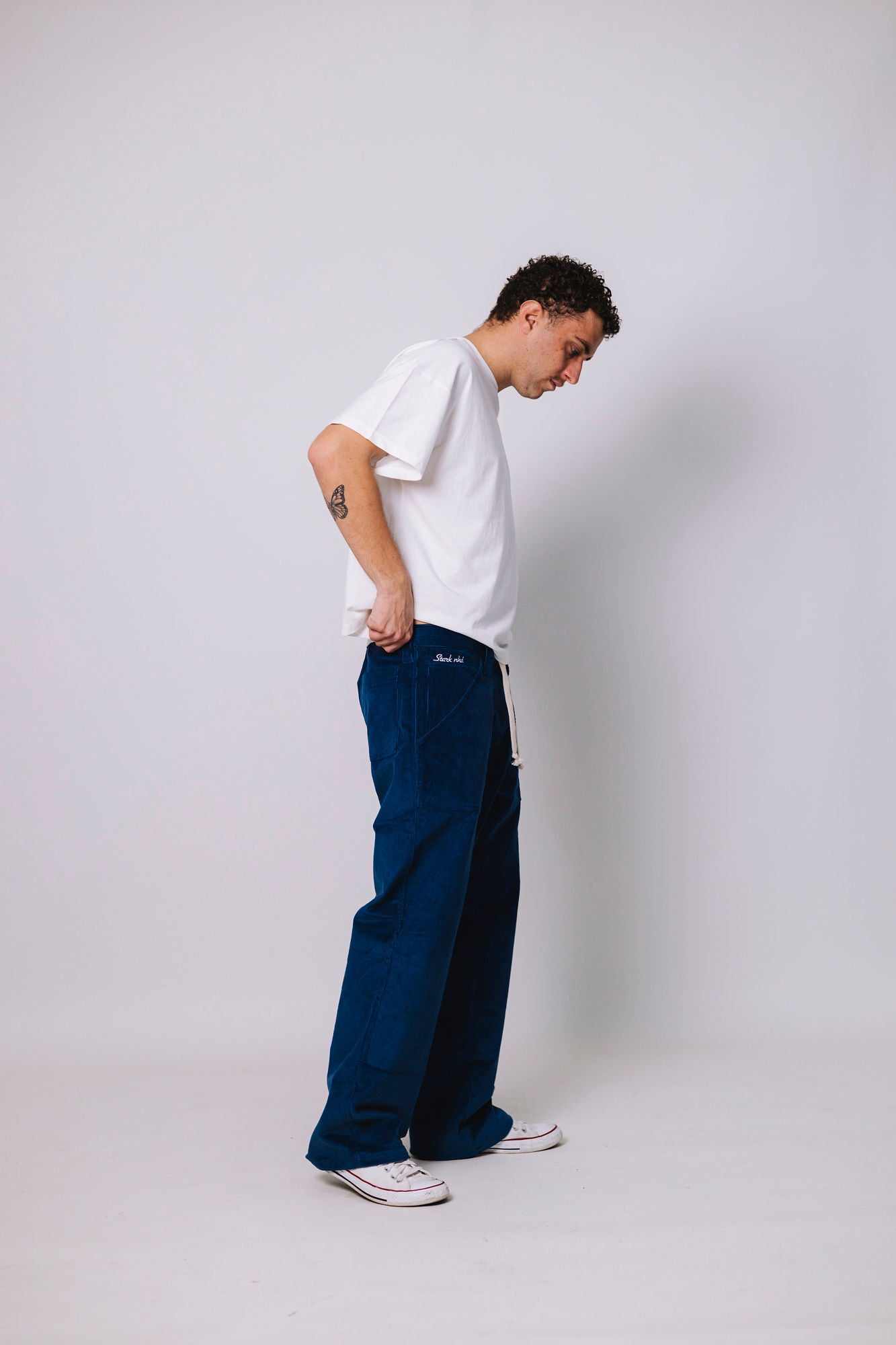 00's CORDUROY BLUE PANTS