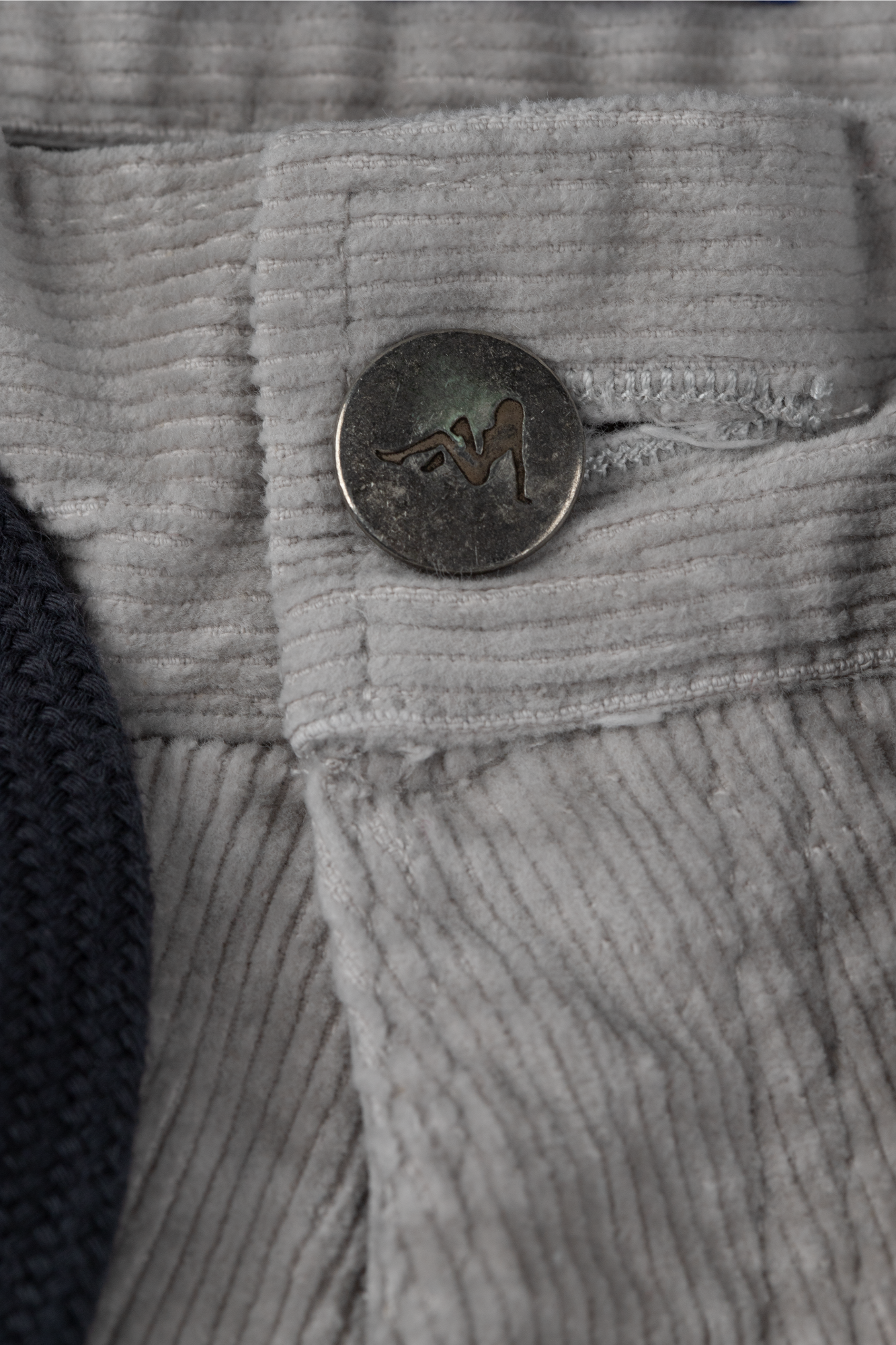 00's CORDUROY GREY PANTS