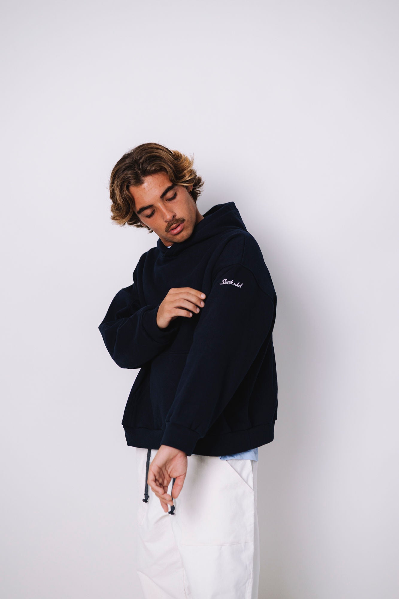 THE BEGINING HOODIE NAVY