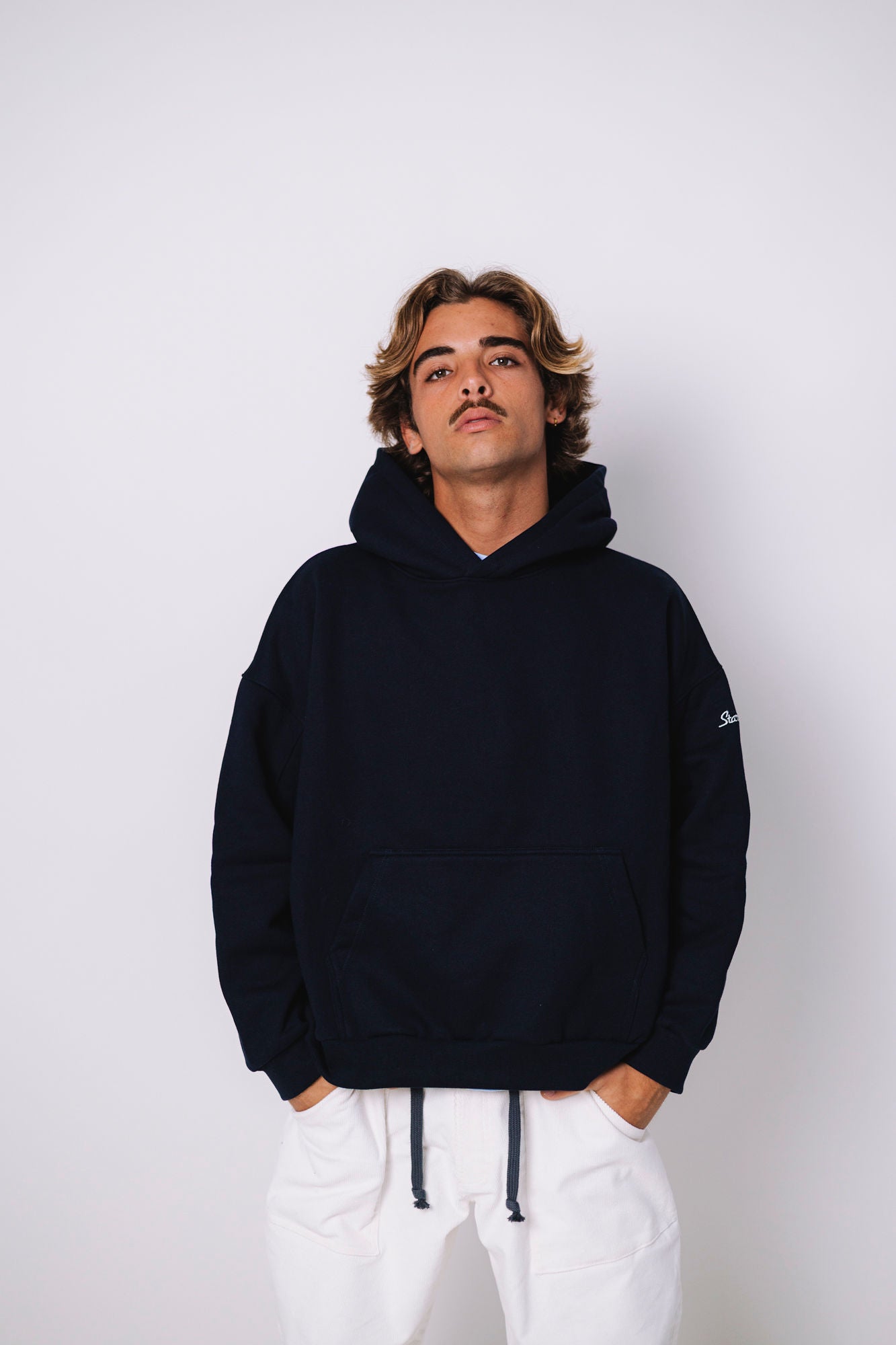 THE BEGINING HOODIE NAVY