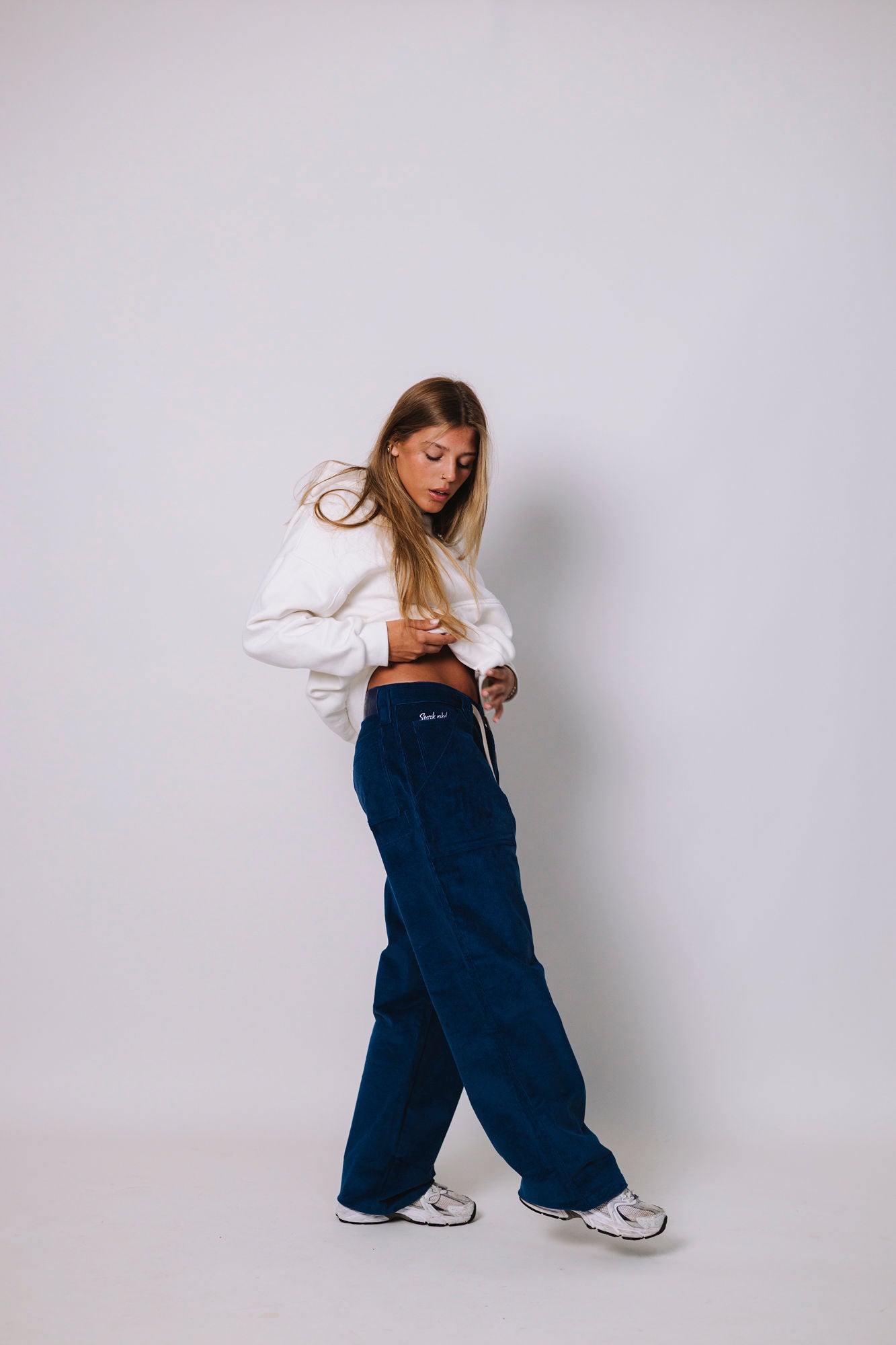 00's CORDUROY BLUE PANTS