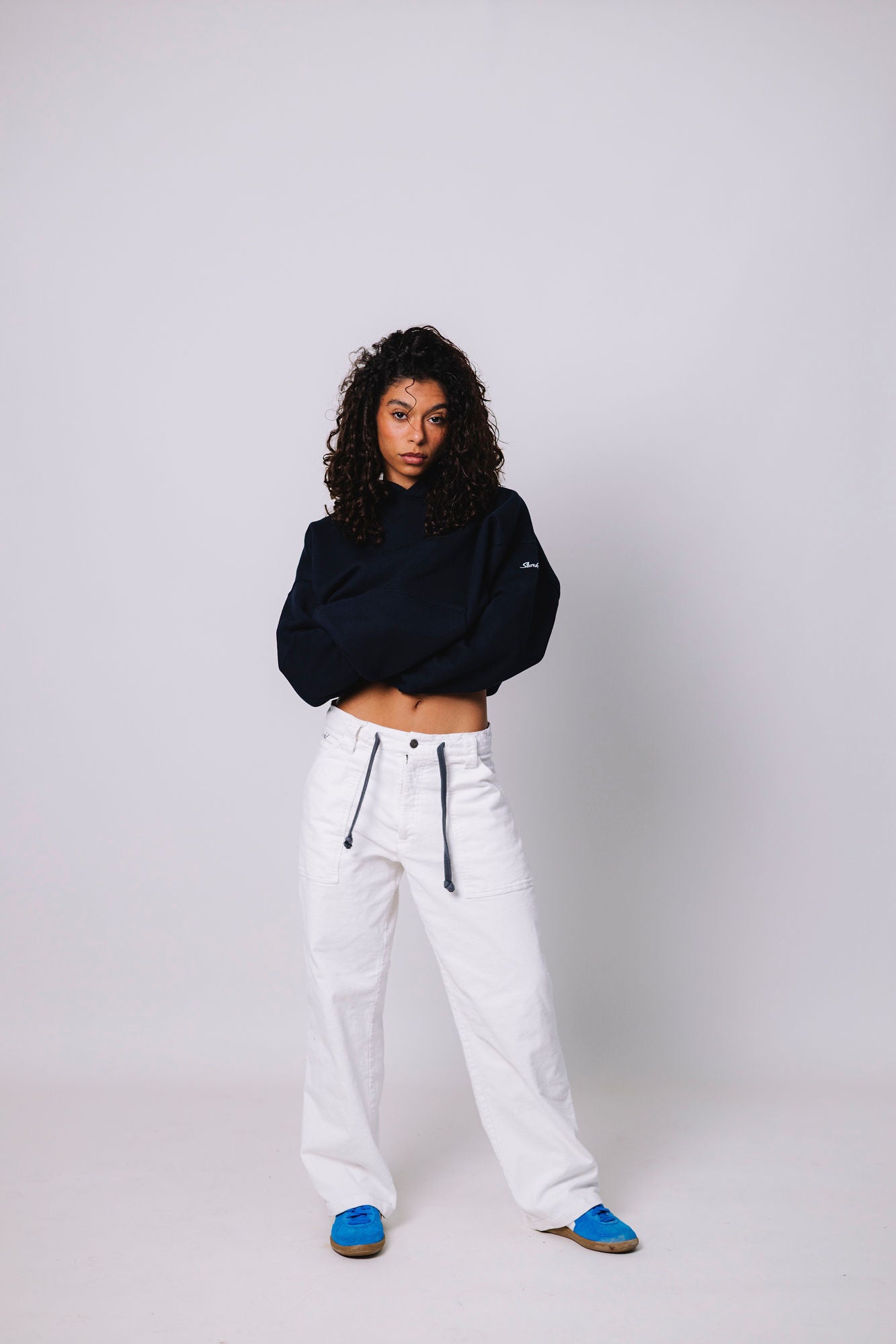 00's CORDUROY WHITE PANTS