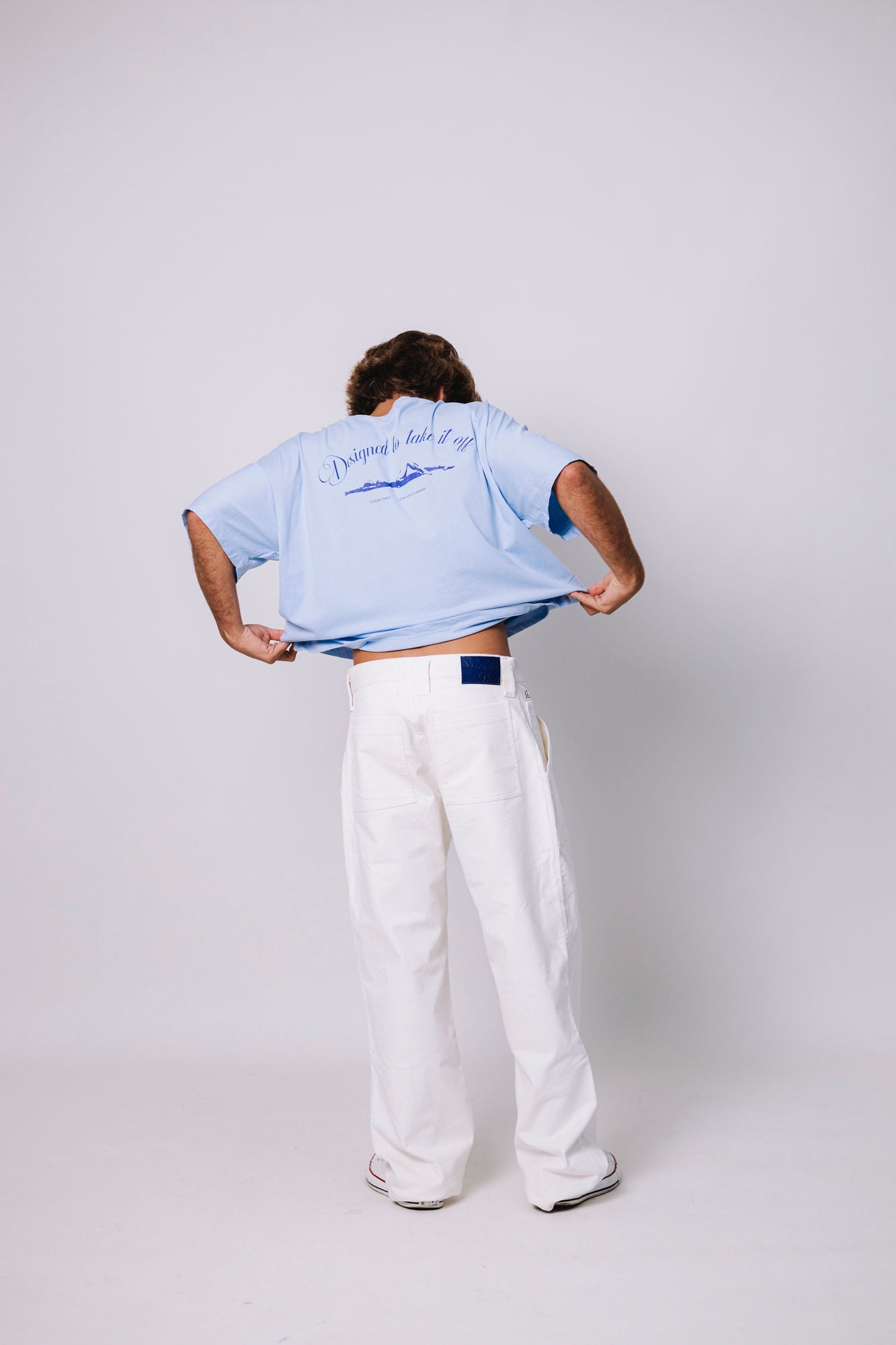 00's CORDUROY WHITE PANTS