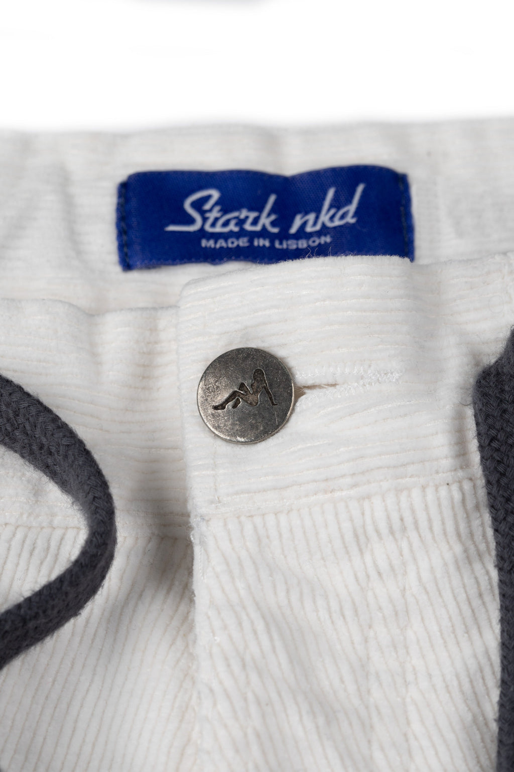 00's CORDUROY WHITE PANTS
