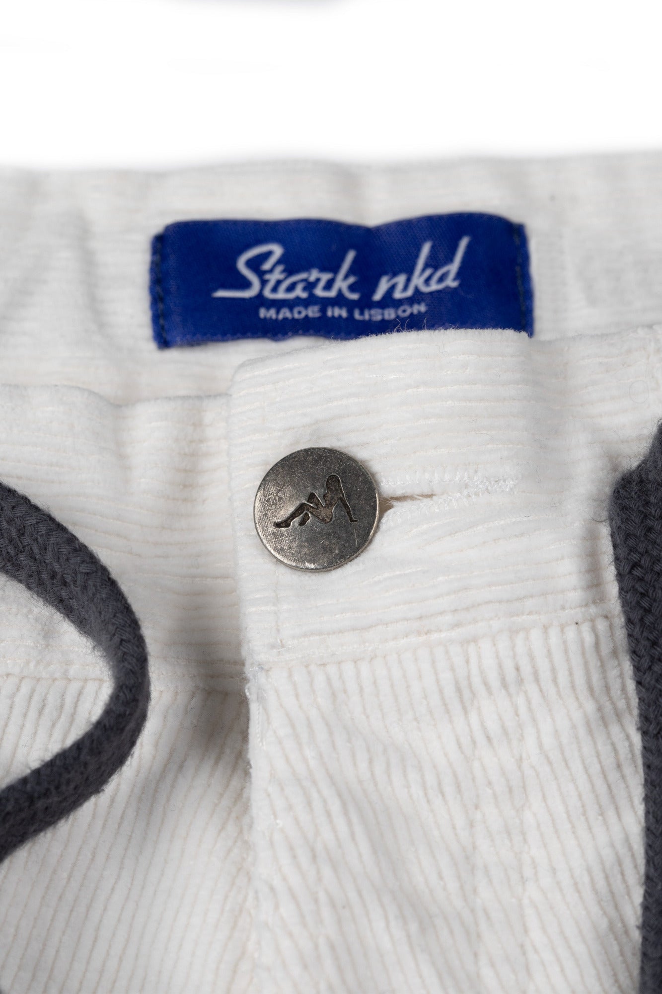 00's CORDUROY WHITE PANTS